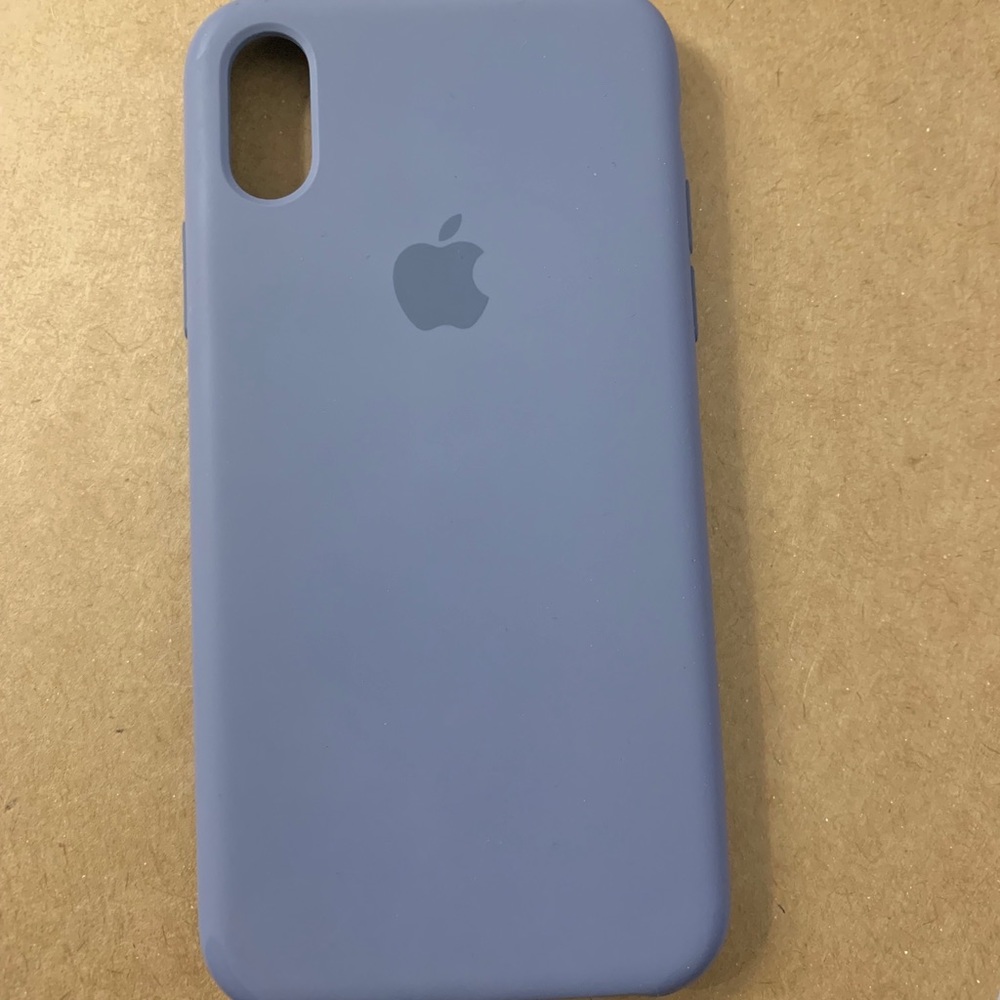 iPhone XS silicons case- Lavender